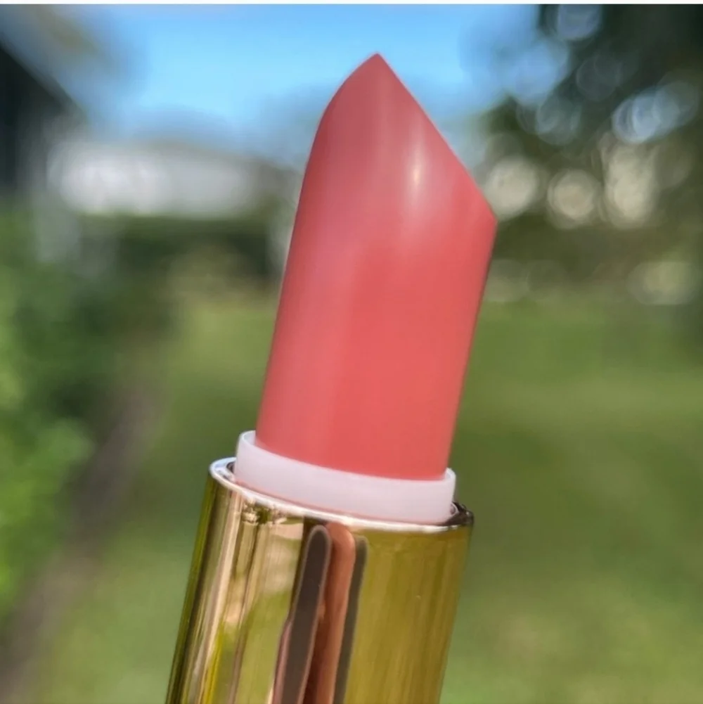 🩷 3/$1Shania B Miami Lipstick: HIBICUS ISLAND (satin pink) .10oz New Shade! NIB